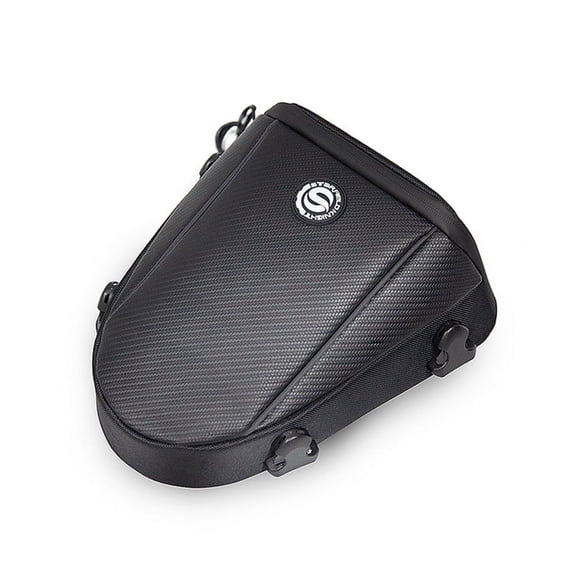 Black Motorcycle Tail Bag Back Seat Bag Shoulder Backpack Touring Bag Waterproof