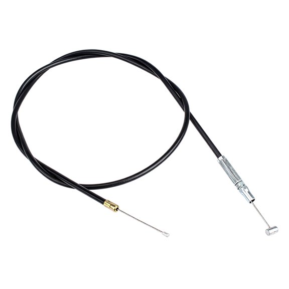 Black Motorcycle Throttle Cable Assembly with Inline Metal Adjuster, Replacement Control Line Compatible with Tomos A35 for Garage Service