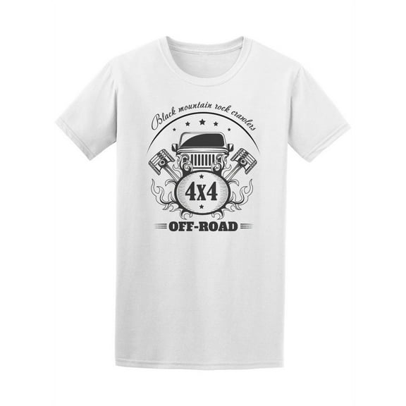 Black Mountain 4X4 Off-Road T-Shirt Men -Image by Shutterstock, Male Medium