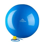 Black Mountain Products 2000 Lbs. Static Strength Exercise Stability Ball with Pump, 45 cm, Blue