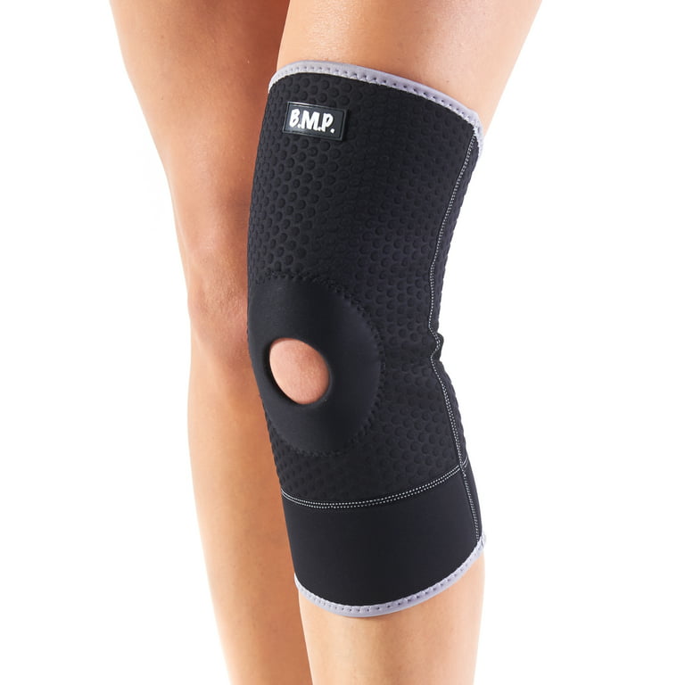 Black Mountain Products Neoprene Knee Brace / Knee Compression Sleeve -  Blue, Medium