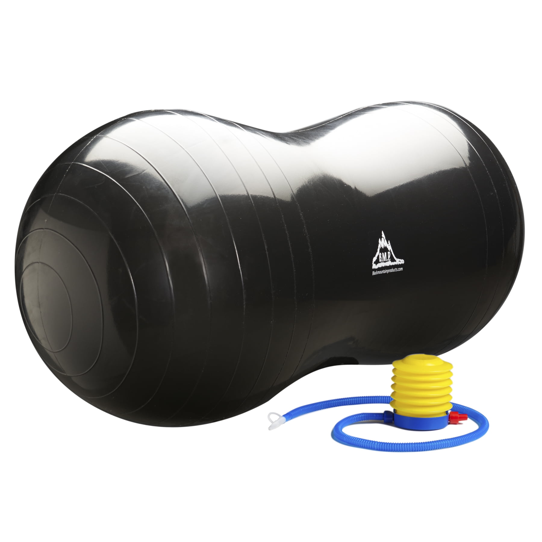 Black Mountain Products Peanut Stability Ball with Pump 1000lb Static Weight Capacity Black