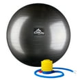 thumbnail image 1 of Black Mountain Products Professional Grade Stability Ball - Pro Series 1000lbs Anti-burst 2000lbs Static Weight Capacity, 45cm Black, 1 of 2