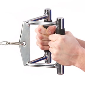 Black Mountain Products Professional V Bar Double Grip Handle for Cable Attachments, Exercise Machine Attachments