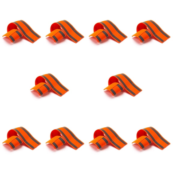 Black Mountain Products Safety Reflective Running Bands – Pack of 10 or 12