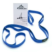B.M.P. Black Mountain Products Stretch Strap with Instruction Guide, Blue