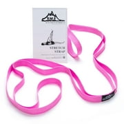 Black Mountain Products Stretch Strap with Instruction Guide, Pink