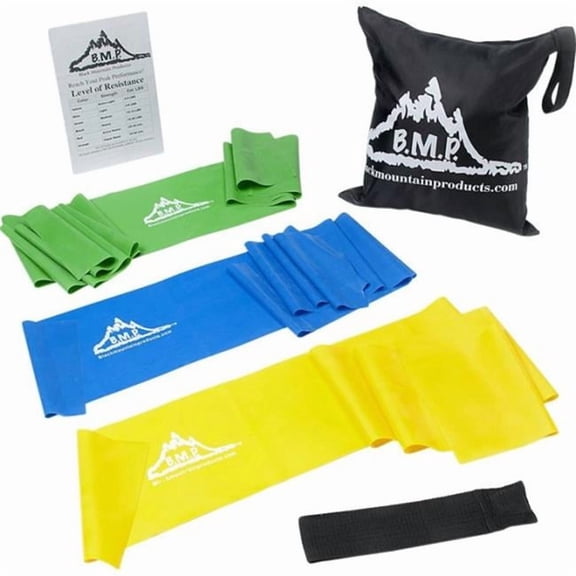 Black Mountain Products Therapy Exercise Bands, Set of 3