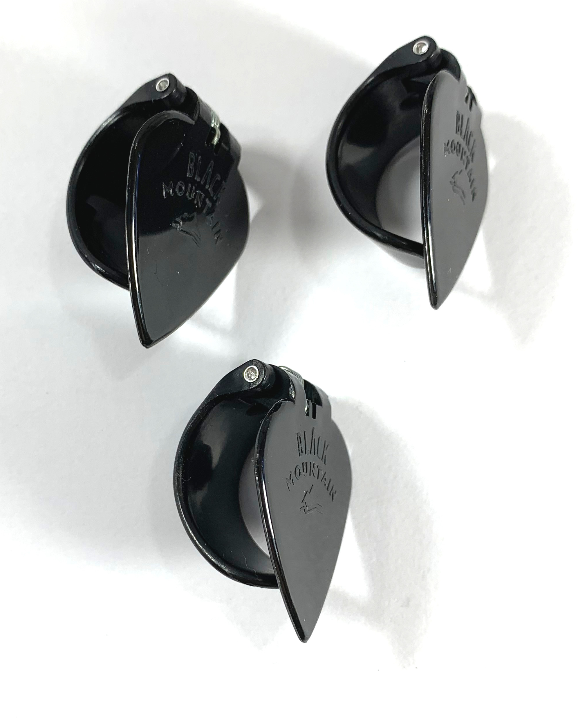 Black Mountain Thumb Pick Jazz Point 3-Picks - Spring Fit - Thumb Flat Pick Combo