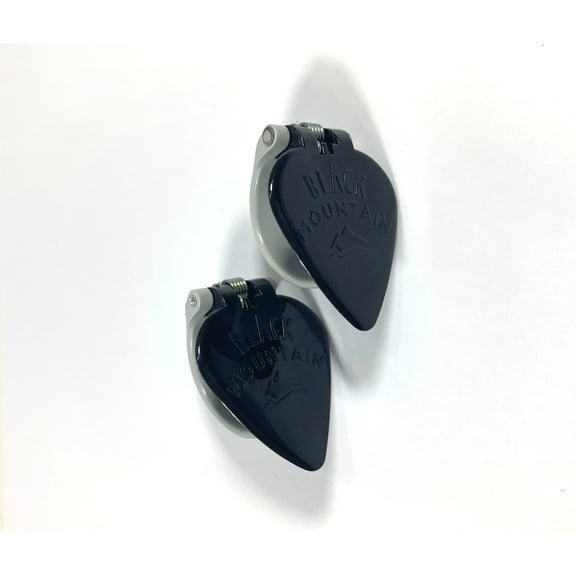 Black Mountain Thumb Pick - Two Picks - Spring Fit Medium Thumb Flat Pick Combo