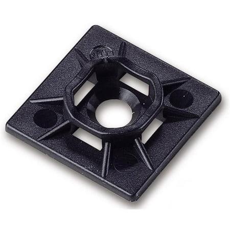 Black Mounting Base For Cable Ties