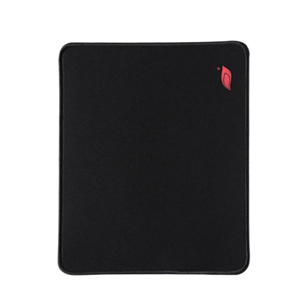 Black Mouse Pad Natural Rubber Surfaces with Stitched Edges Mouse Mat ...