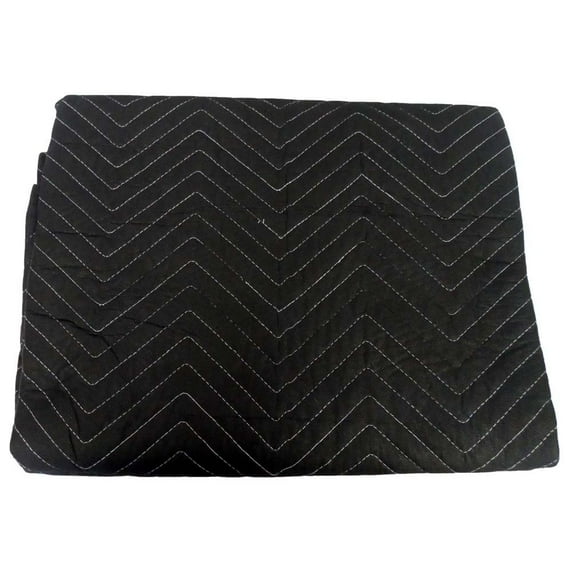 Black Moving Blanket with Cotton Padding - TC500-MB-86