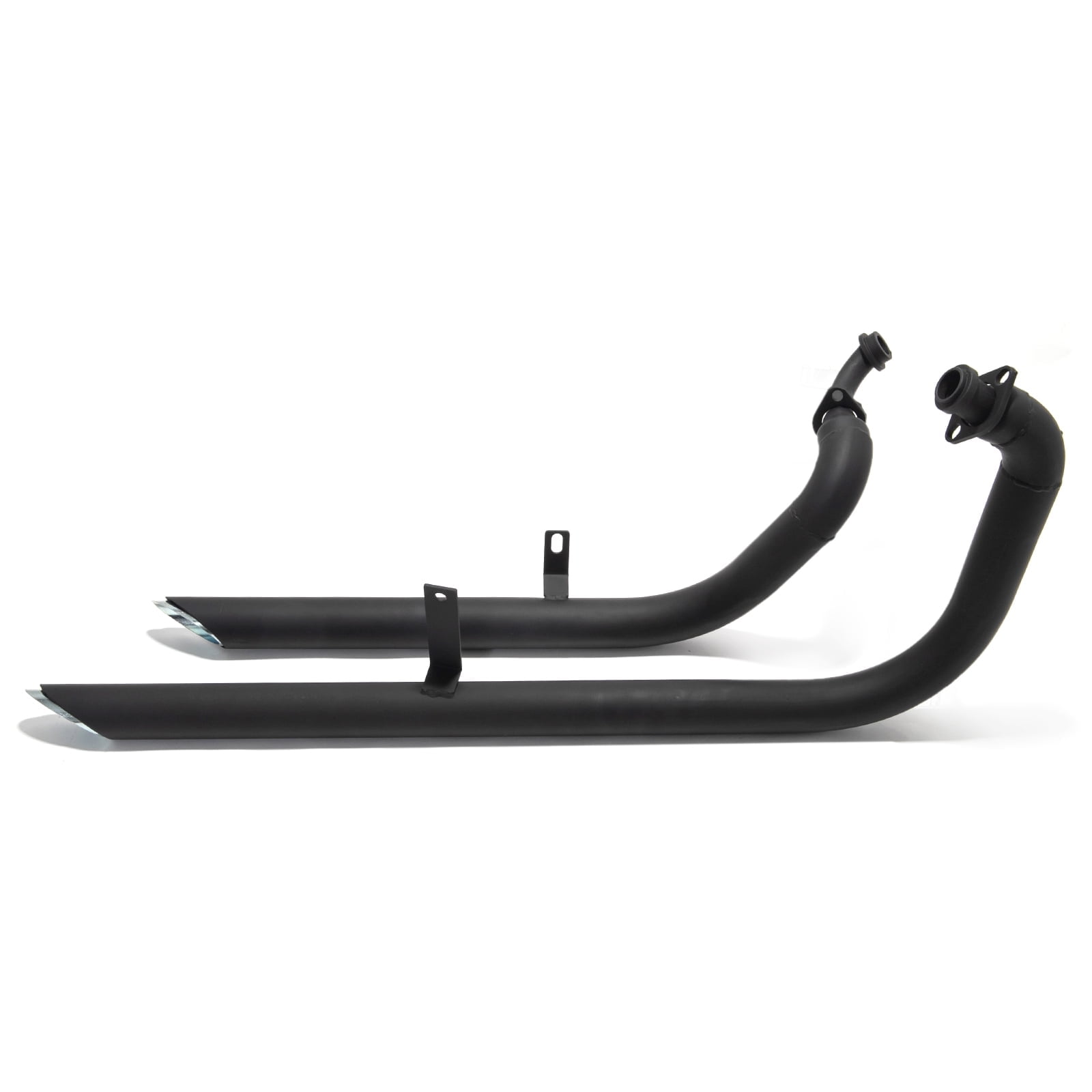 Black Muffler Exhaust System Pipes Silencer For YAMAHA Virago V Star XV125 XV250