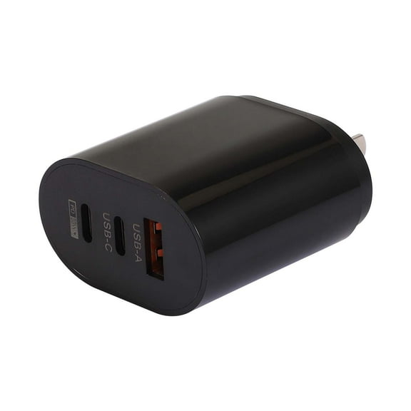 Black Multi Port Usb C Charger With 65W Power Delivery For Laptops Phones And Tablets