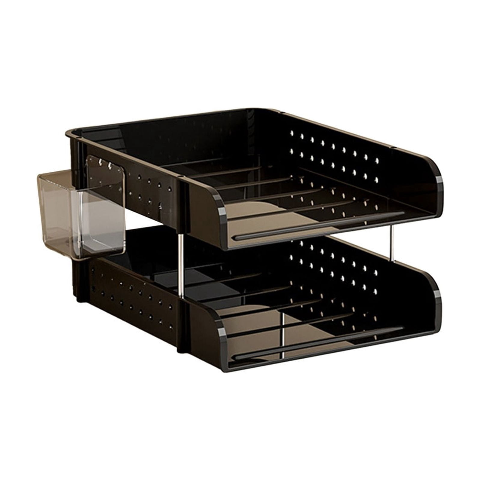 Wltotuay Acrylic Desk Organizer Pen Holder - Multi-Use Pencil Cup - View #6
