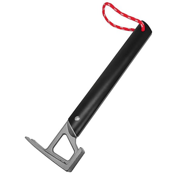 Black Multifunctional Hammer Aluminum Alloy Handle Stainless Steel Hammer Camping Tent Canopy Nail Puller Hammer Hammer