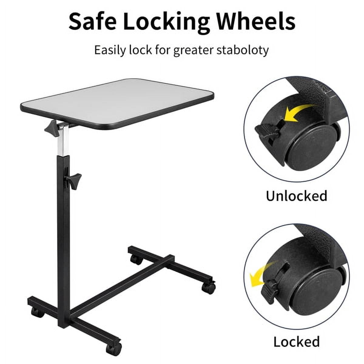 Black Multifunctional Height-Adjustable Lifting Computer Desk - for ...