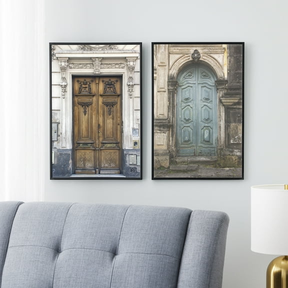 Studio Decor Black Multipurpose 12" x 18" Frame - Wall Frame Set with Glass Front for Digital Photos, Posters & Prints, 6 Pack