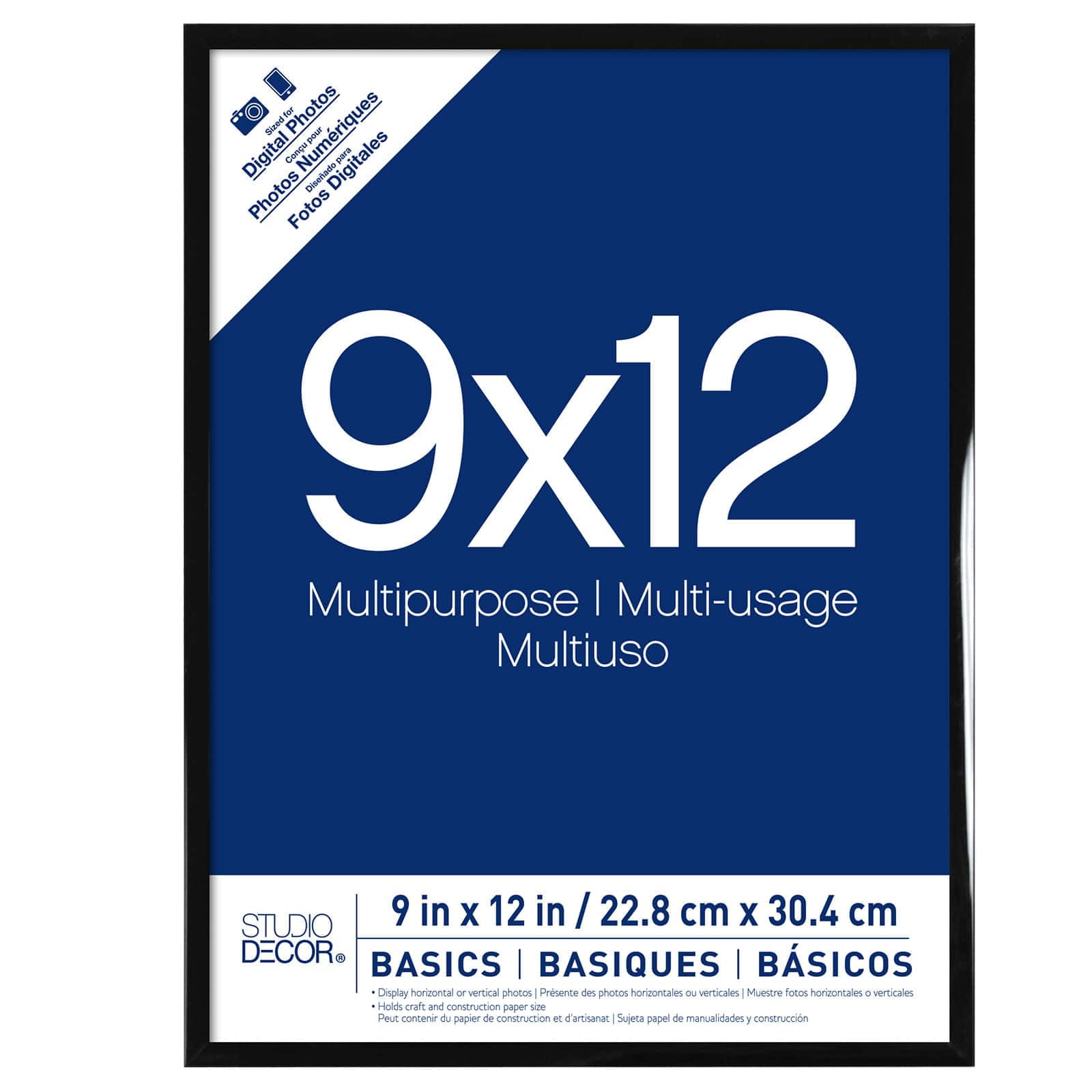 Black Multipurpose Frame, Basics By Studio Décor® - Walmart.com