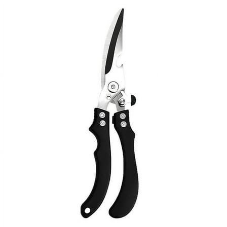 Black Multipurpose Kitchen Scissors Heavy Duty Stainless Steel Poultry Shears Meat Vegetable Bone Cutter