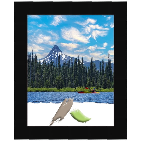 Black Museum Wood Picture Frame, Photo Frame, Art Frame