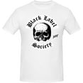 Black Music Label Music Society Men's TShirt Casual Graphic Crewneck