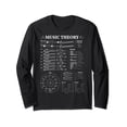 thumbnail image 1 of Black Music Theory Diagram Long Sleeve T-Shirt for Musicians and Music Teachers, 1 of 3