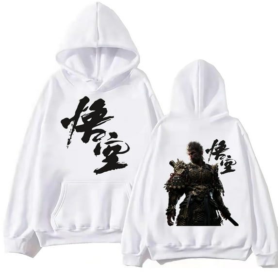 Black Myth Wukong Women Winter Autumn Hoodie Girl Harajuku Hip Hop Pullover Sweatshirt Female Fleece Game Clothes