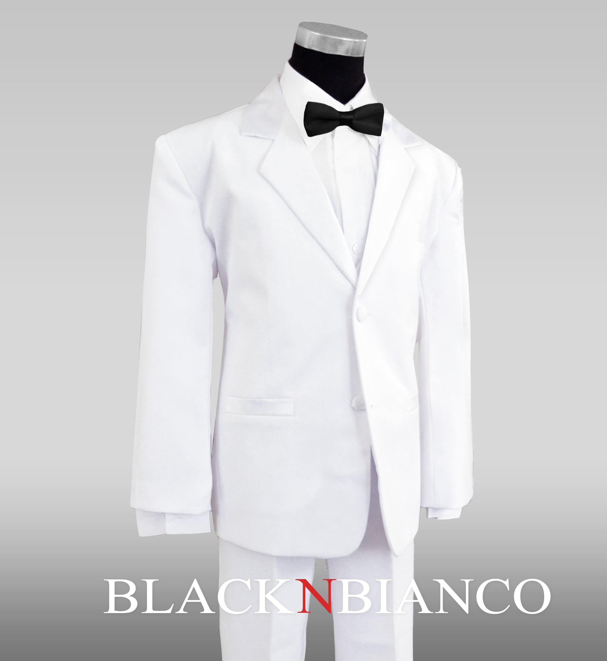 Black N Bianco Boy's Modern Tuxedo Dresswear Set