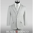 thumbnail image 1 of Black N Bianco Boys Solid Suit and Tie Formal Outift, 1 of 4