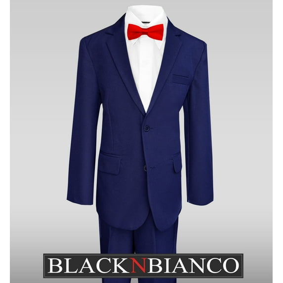 Black N Bianco Boys Suits w/ Bow Tie