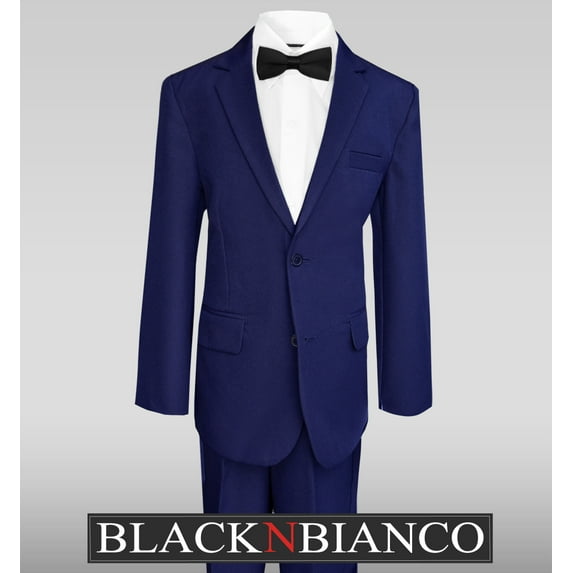 Black N Bianco Boys Suits w/ Bow Tie