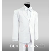 Black N Bianco White Tuxedo with Bow Tie for Boys of All Ages.