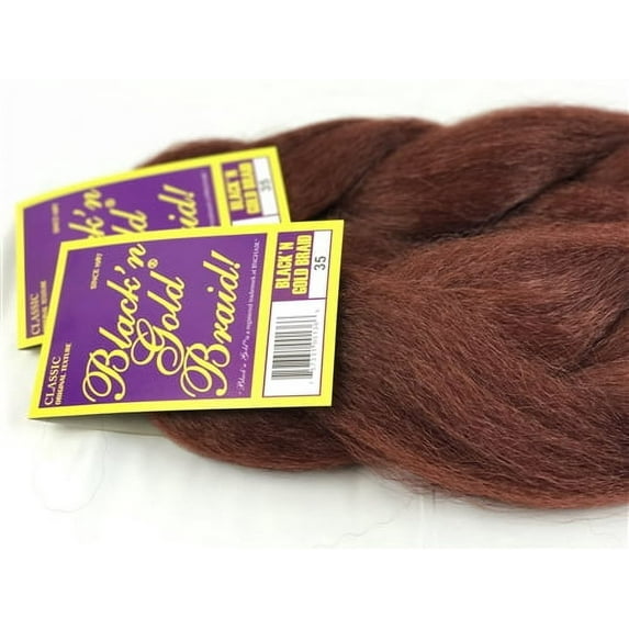 Black 'N Gold Classic Braiding Hair, 34