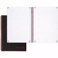 thumbnail image 1 of Black N' Red Hardcover Notebook Twin Wire Margin/Perf 9-7/8"x7" BK/RD 400110532, 1 of 1