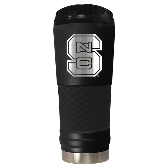 Black NC State Wolfpack Stealth Matte 24oz Tumbler
