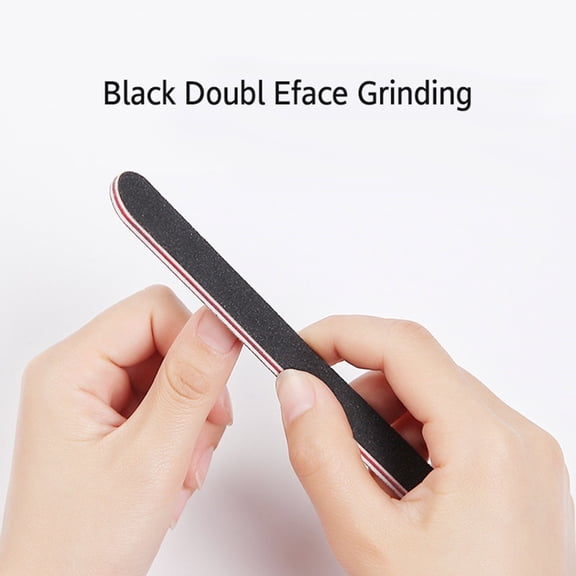 Black Nail File - Emery Board Large Area Wide Application Sandpaper Black Nail File for Salon, Nail File, Nail File, Easter, St. Patrick'S Day, Valentine'S Day, Wedding, Season,