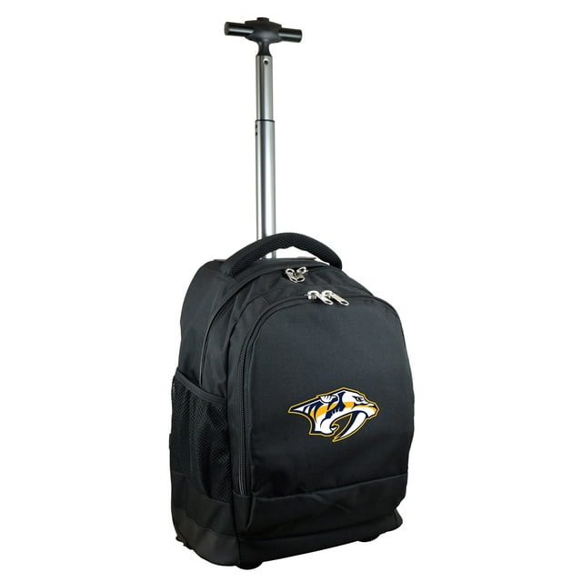 Black Nashville Predators 19'' Premium Wheeled Backpack