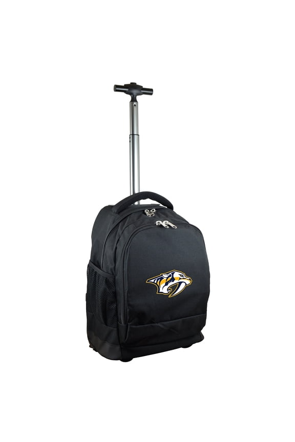 Black Nashville Predators 19'' Premium Wheeled Backpack