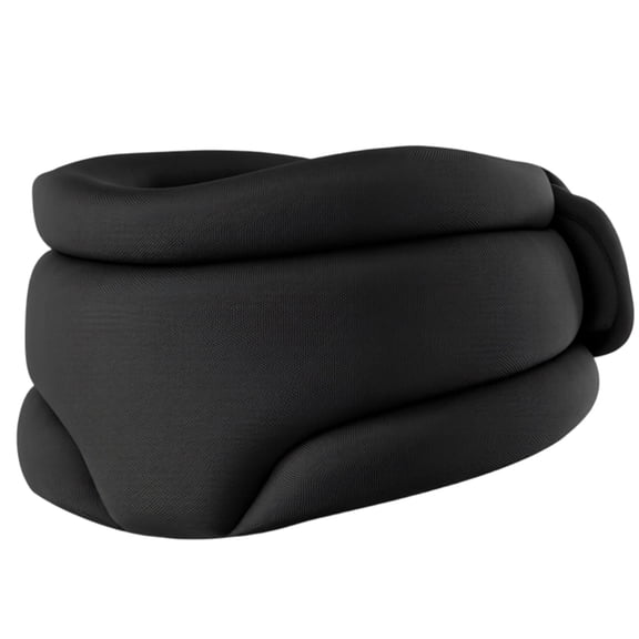 Black Neck Brace Cervical Collar, Ergonomic Sponge Necks Support for Forward Head Posture Correction, Alleviate Neck Discomfort & Tiredness, Home Office Travel Use