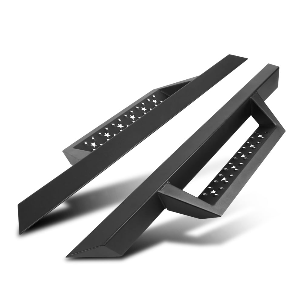 Black Nerf Bar 3"Star Drop Step Running Board for 0719 Silverado