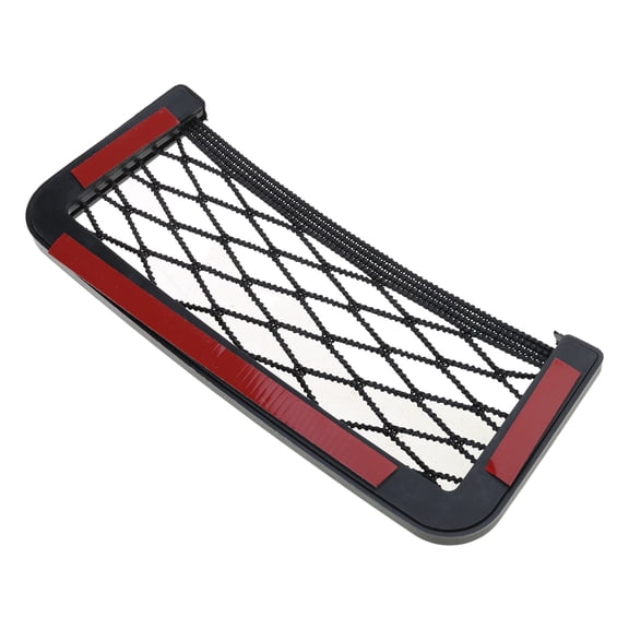 Black Net Car String Adhesive Frame Mesh Netting Chart Pocket Bus Hall Backrest Rear Cargo Net Framed Stretch Mesh