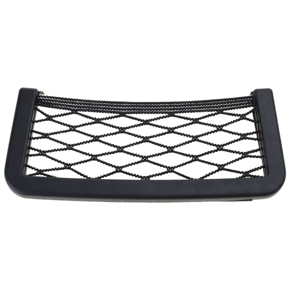 Black Net Car String Adhesive Frame Mesh Netting Chart Pocket Bus Hall Backrest Rear Cargo Net Framed Stretch Mesh