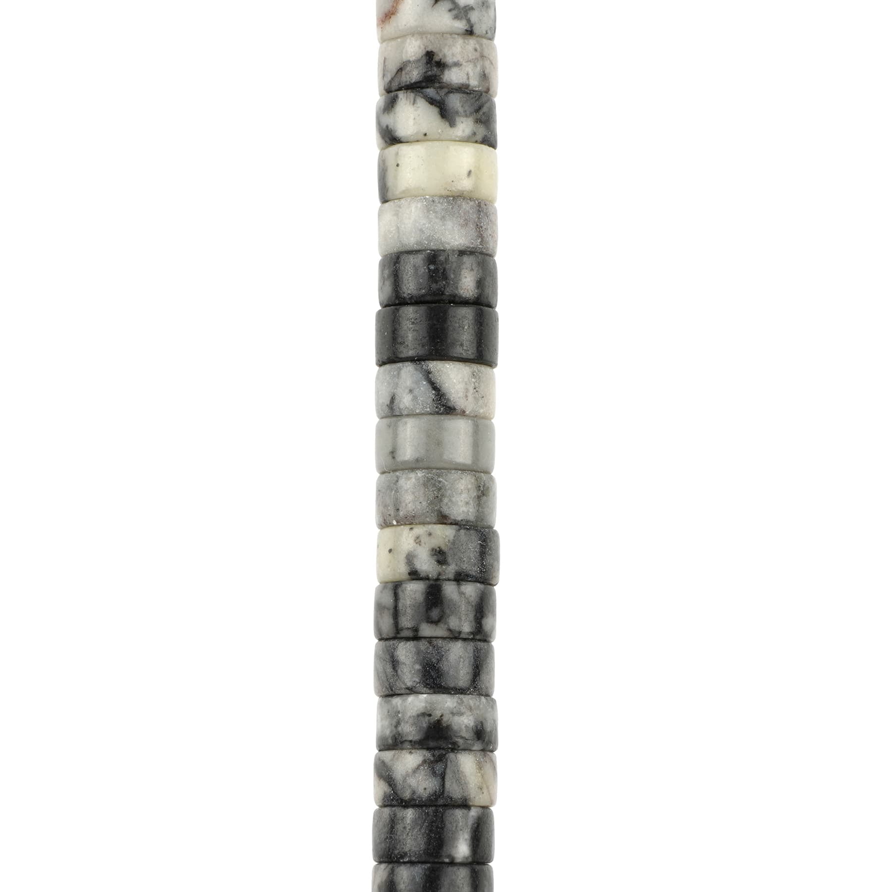 Black Network Agate Heishi Beads 6mm by Bead Landing Walmart