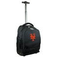 thumbnail image 1 of Black New York Mets 19'' Premium Wheeled Backpack, 1 of 7