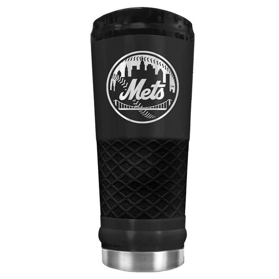 Black New York Mets Stealth Matte 24oz Tumbler