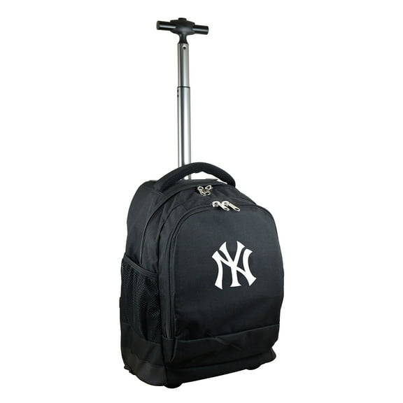Black New York Yankees 19'' Premium Wheeled Backpack