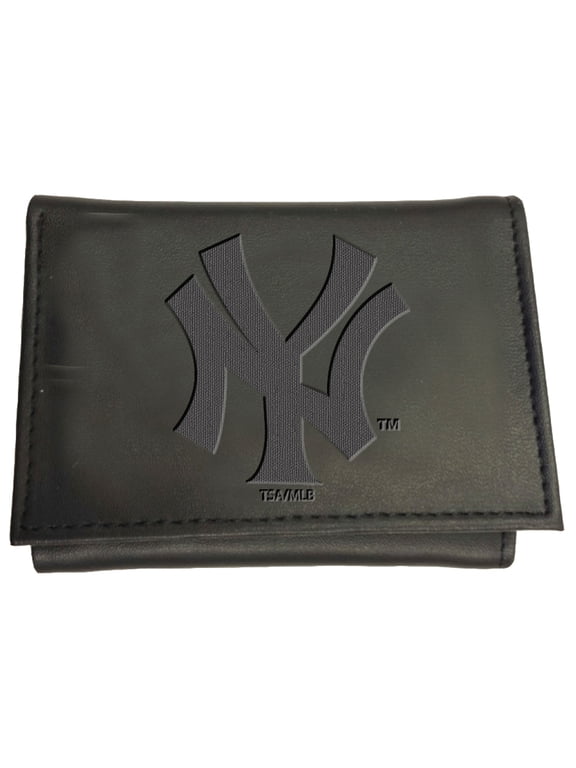 Black New York Yankees Hybrid Tri-Fold Wallet