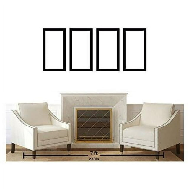 Black Newspaper Frame With Glass Face To Hold 11 X 22” Assorted Media